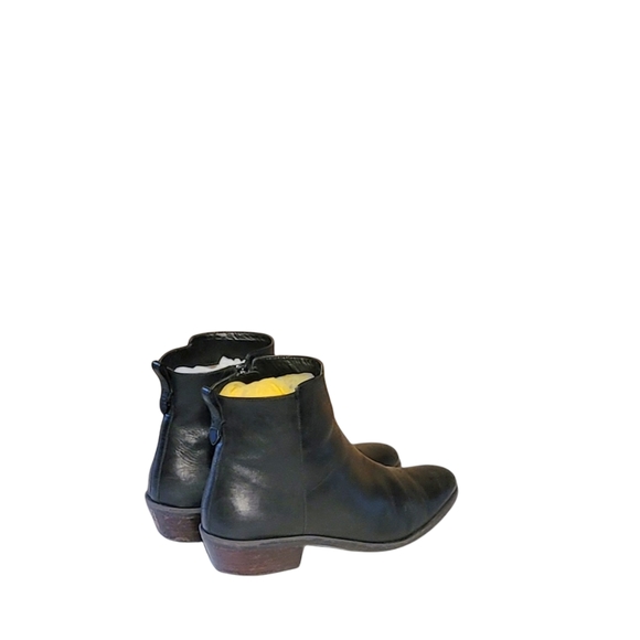 Women Vintage Leather Black Ankle Boots By Coach Size 10B/Women Designer Boots/ - Picture 6 of 8
